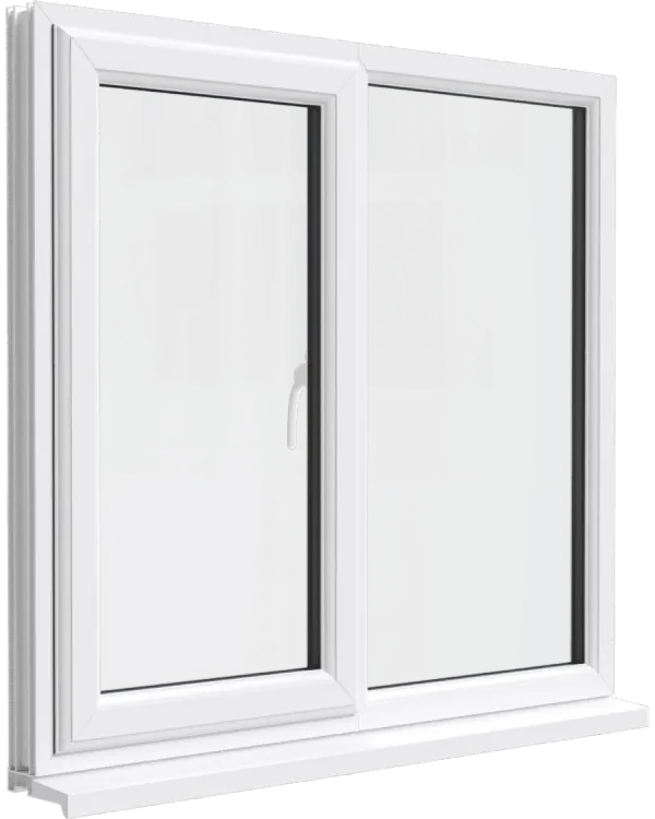 Ventana de PVC en acabado blanco